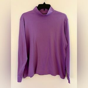 Land’s End women’s purple long-sleeved shirt